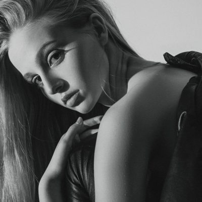 Rock'n'roll,Young,Blonde,Girl.,Punk,Girl.,Beautiful,Woman,Portrait,In
